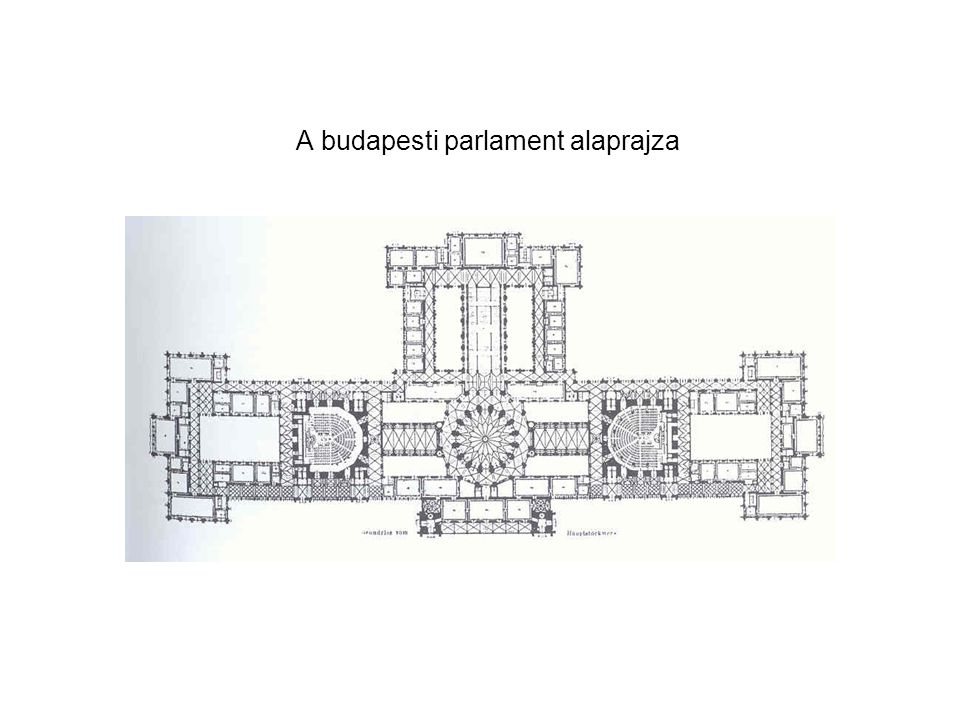 A budapesti parlament alaprajza
