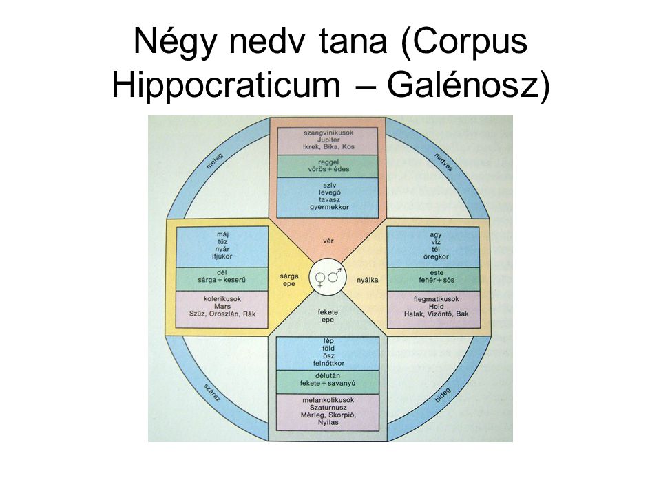 Négy nedv tana (Corpus Hippocraticum – Galénosz)