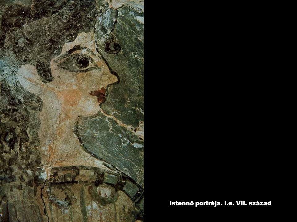 Istennő portréja. I.e. VII. század