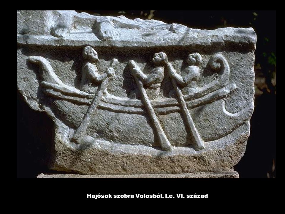 Hajósok szobra Volosból. I.e. VI. század