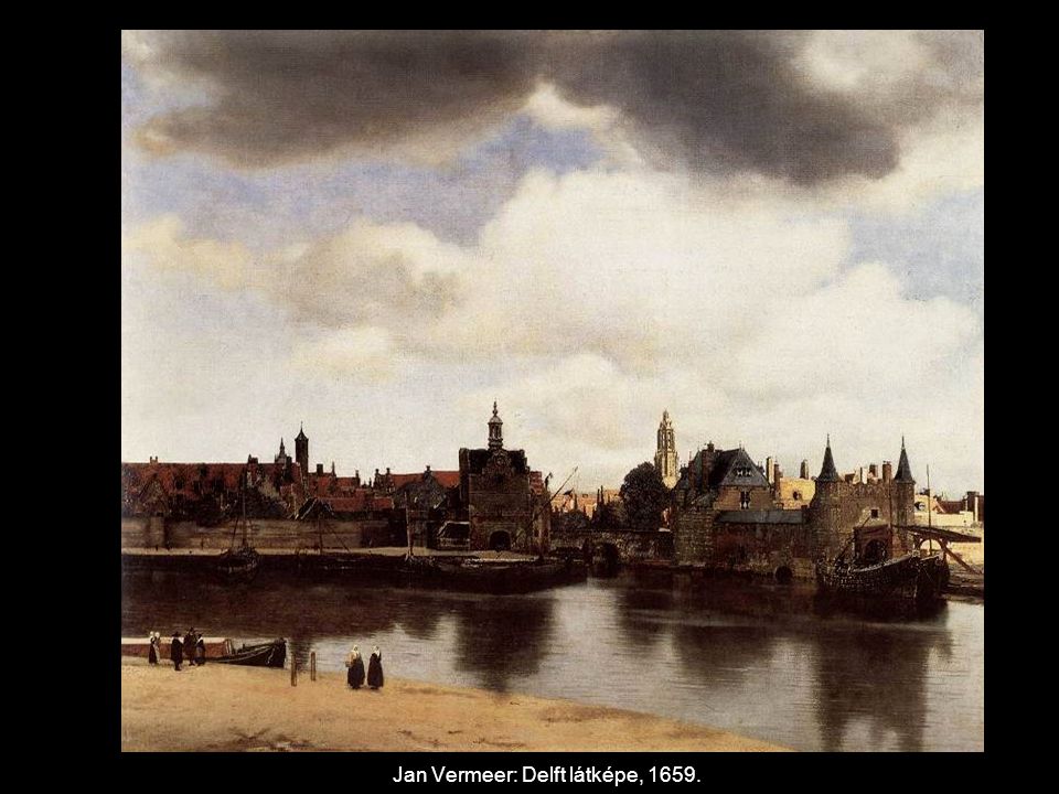 Jan Vermeer: Delft látképe, 1659.