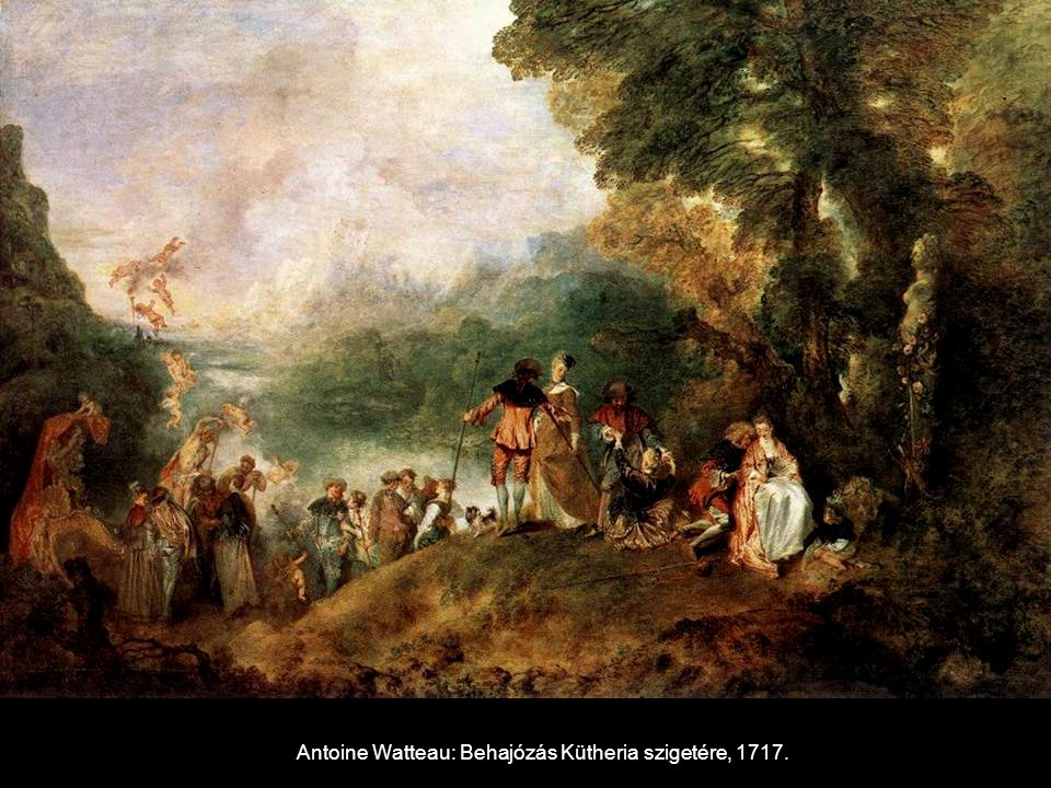 Antoine Watteau: Behajózás Kütheria szigetére, 1717.