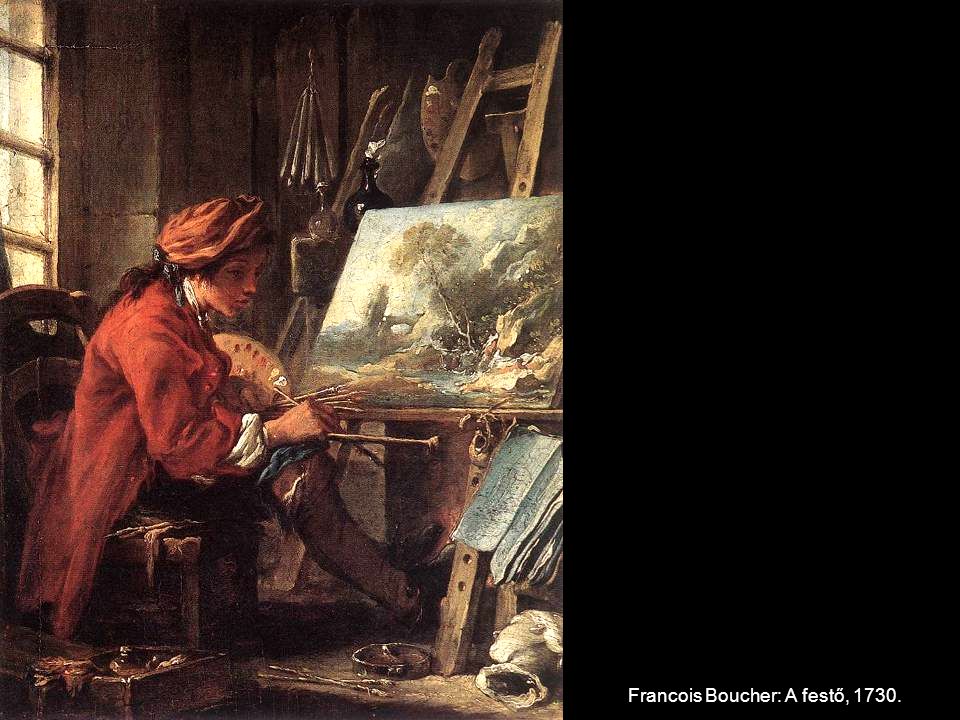 Francois Boucher: A festő, 1730.