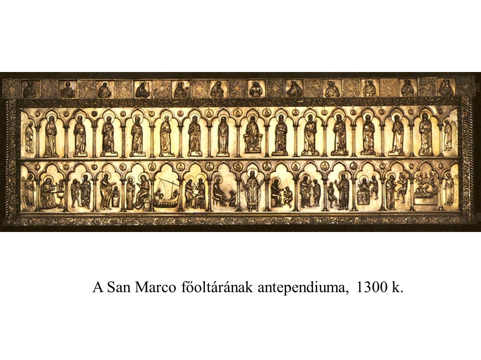 A San Marco főoltárának antependiuma, 1300 k.