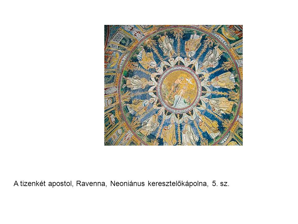 A tizenkét apostol, Ravenna, Neoniánus keresztelőkápolna, 5. sz.