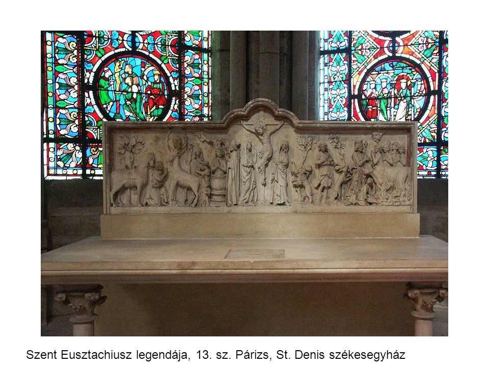 Szent Eusztachiusz legendája, 13. sz. Párizs, St. Denis székesegyház
