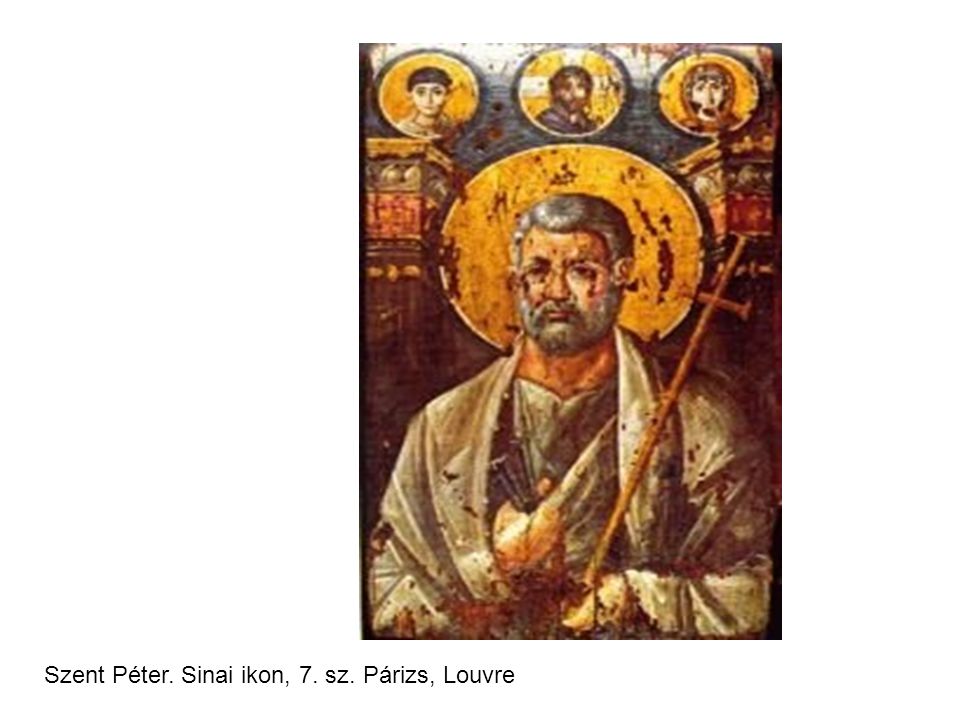 Szent Péter. Sinai ikon, 7. sz. Párizs, Louvre