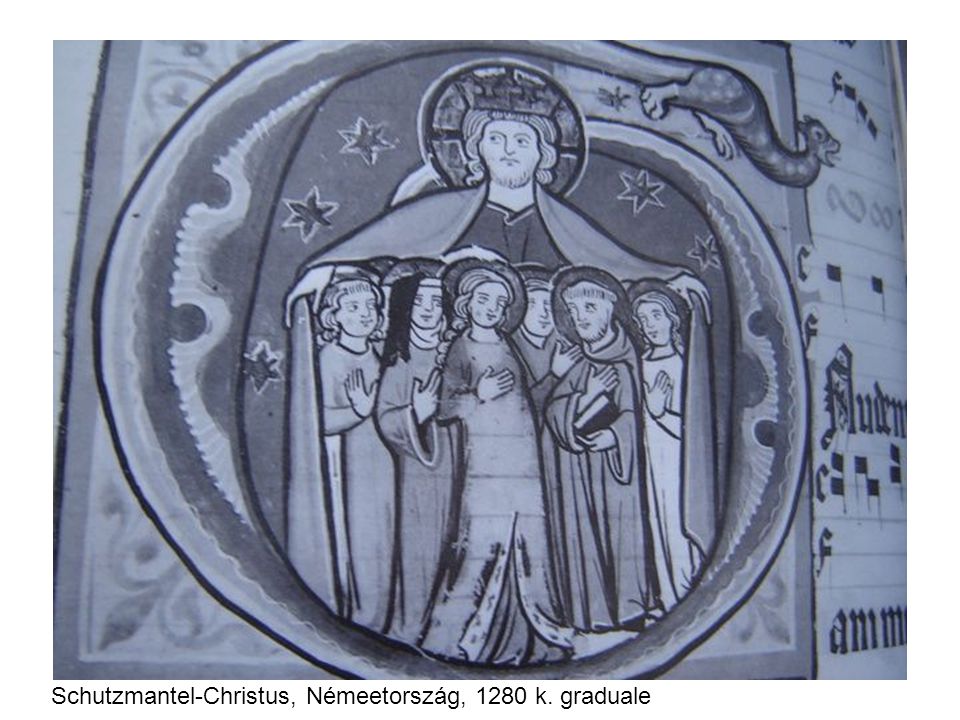 Schutzmantel-Christus, Némeetország, 1280 k. graduale