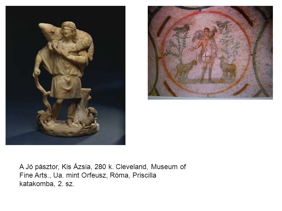 A Jó pásztor, Kis Ázsia, 280 k. Cleveland, Museum of Fine Arts. , Ua