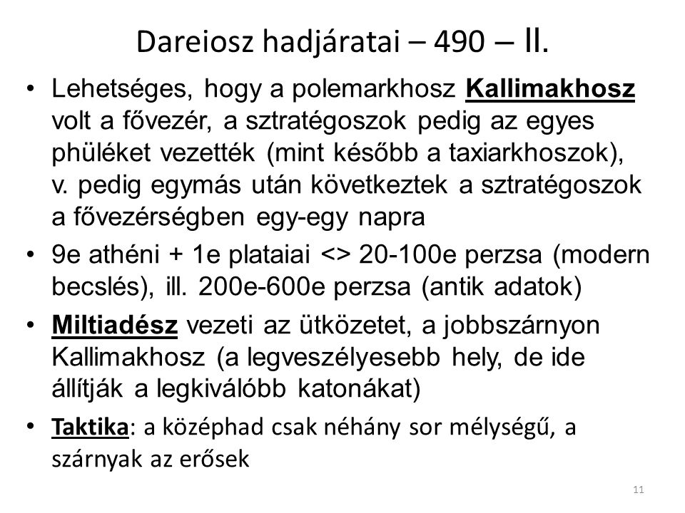 Dareiosz hadjáratai – 490 – II.