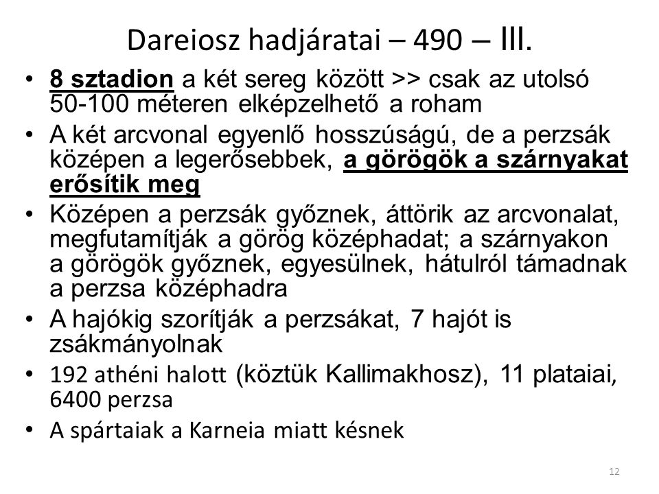 Dareiosz hadjáratai – 490 – III.