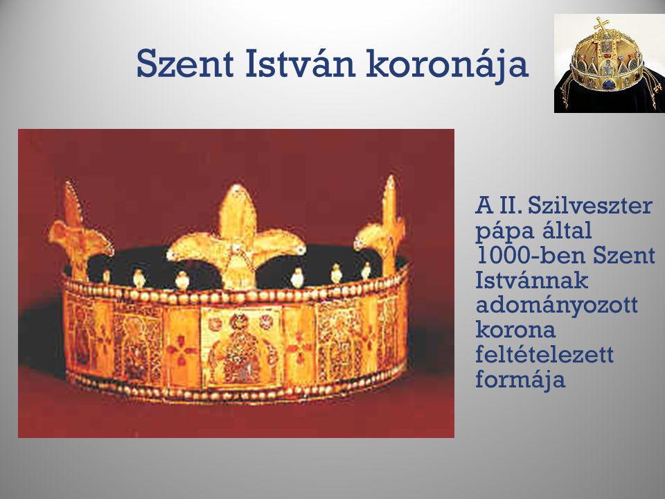Szent István koronája A II.