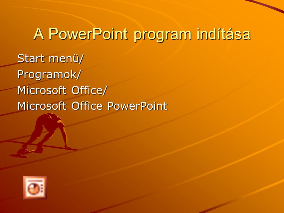 A PowerPoint program indítása