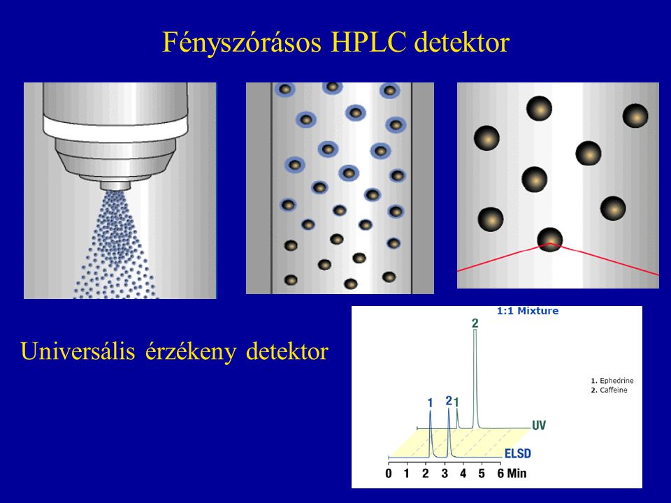 Fényszórásos HPLC detektor