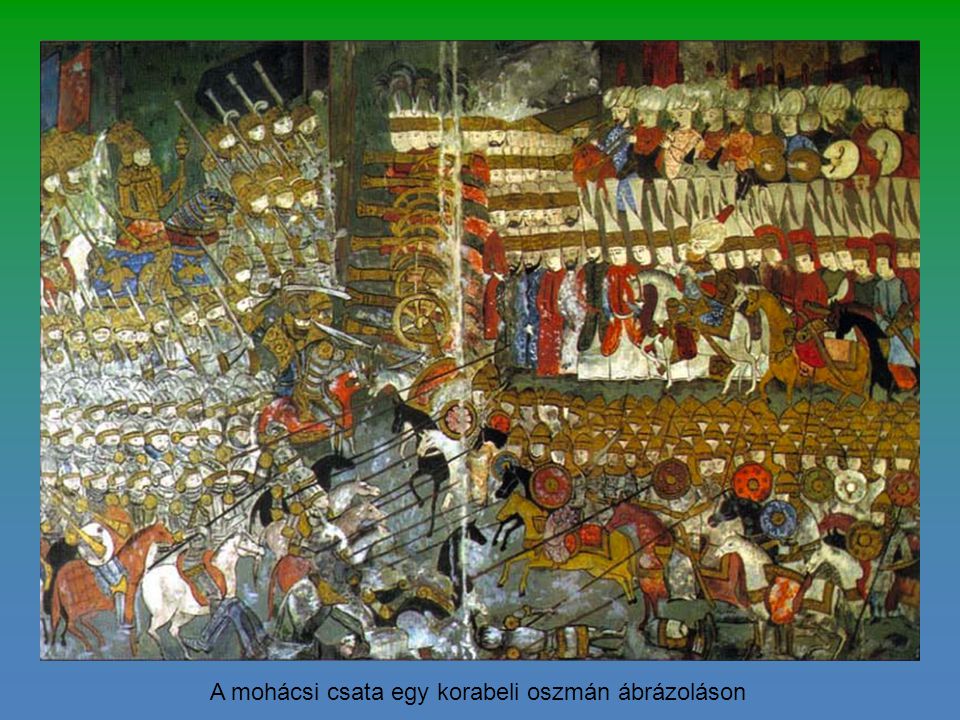 A mohácsi csata egy korabeli oszmán ábrázoláson
