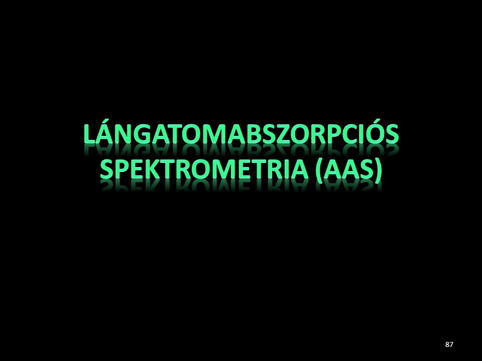 Lángatomabszorpciós spektrometria (AAS)