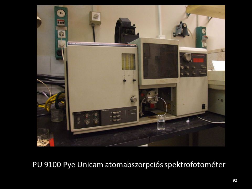 PU 9100 Pye Unicam atomabszorpciós spektrofotométer