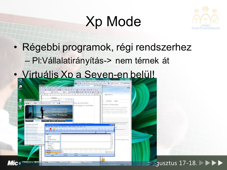 Xp Mode Régebbi programok, régi rendszerhez