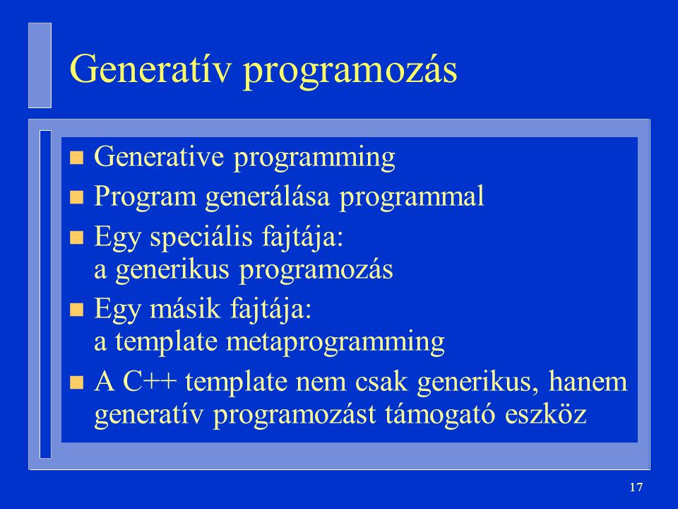 Generatív programozás