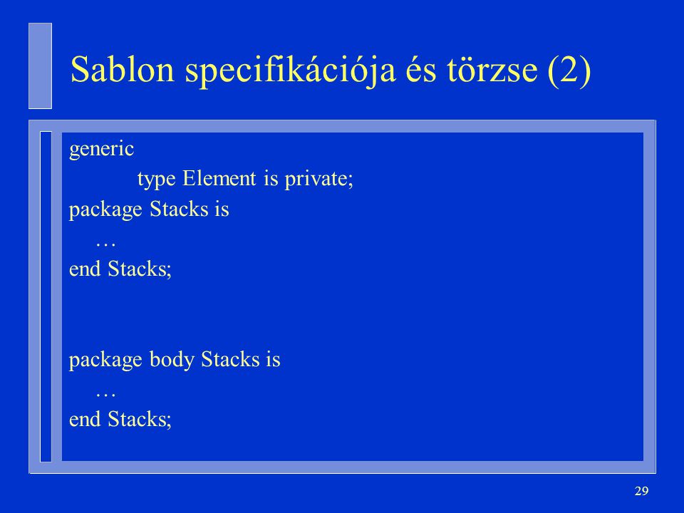 Sablon specifikációja és törzse (2)