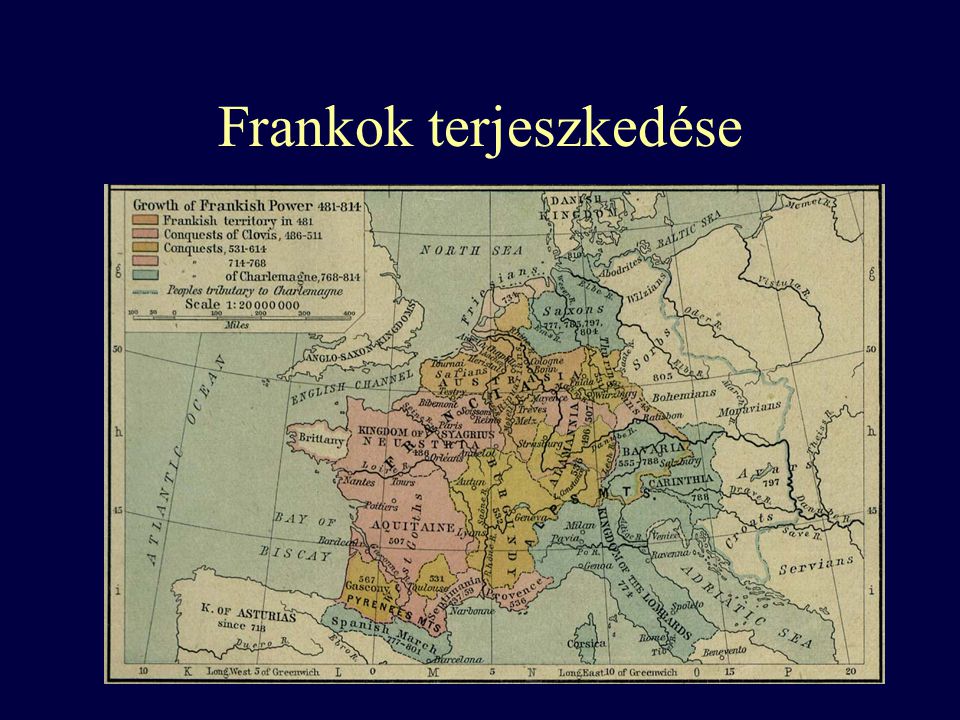 Frankok terjeszkedése