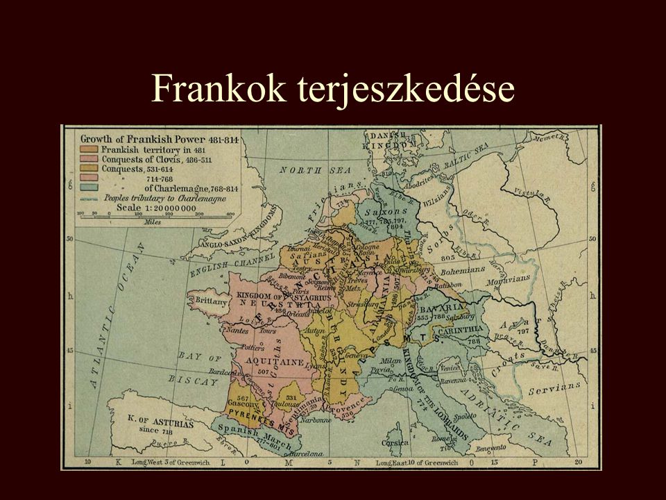 Frankok terjeszkedése