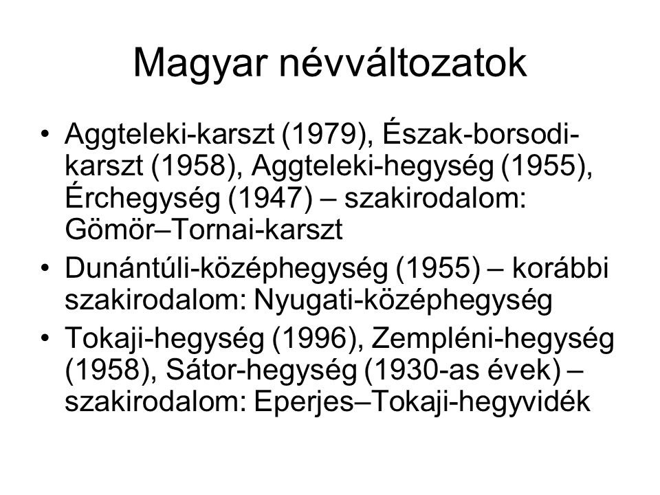Magyar névváltozatok