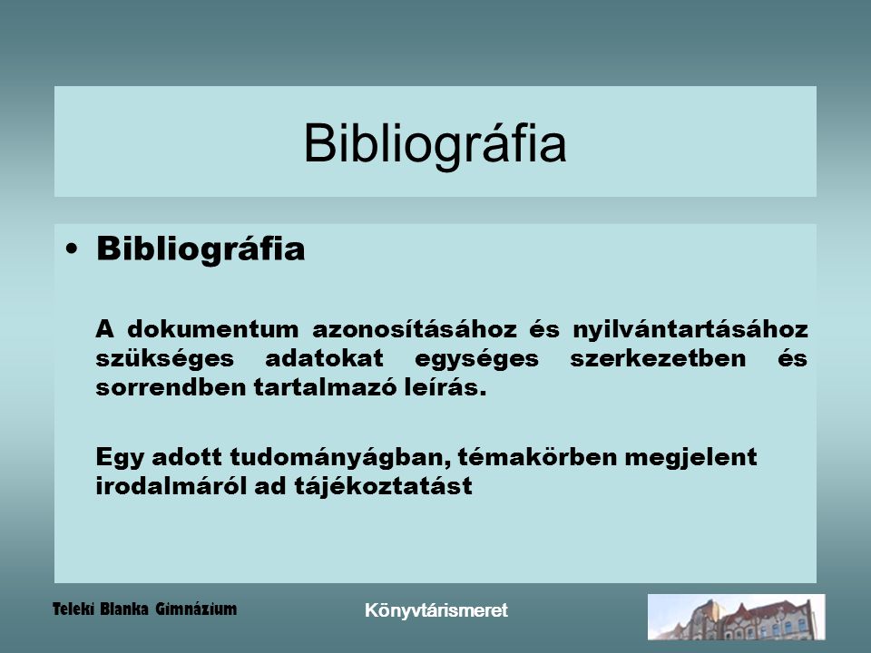 Bibliográfia Bibliográfia