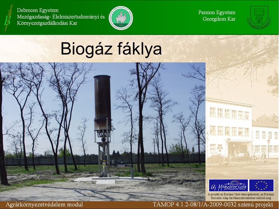 Biogáz fáklya