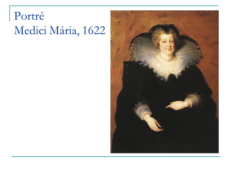 Portré Medici Mária, 1622