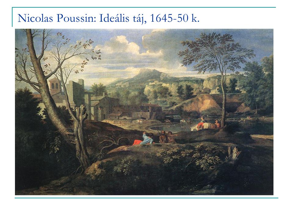 Nicolas Poussin: Ideális táj, k.