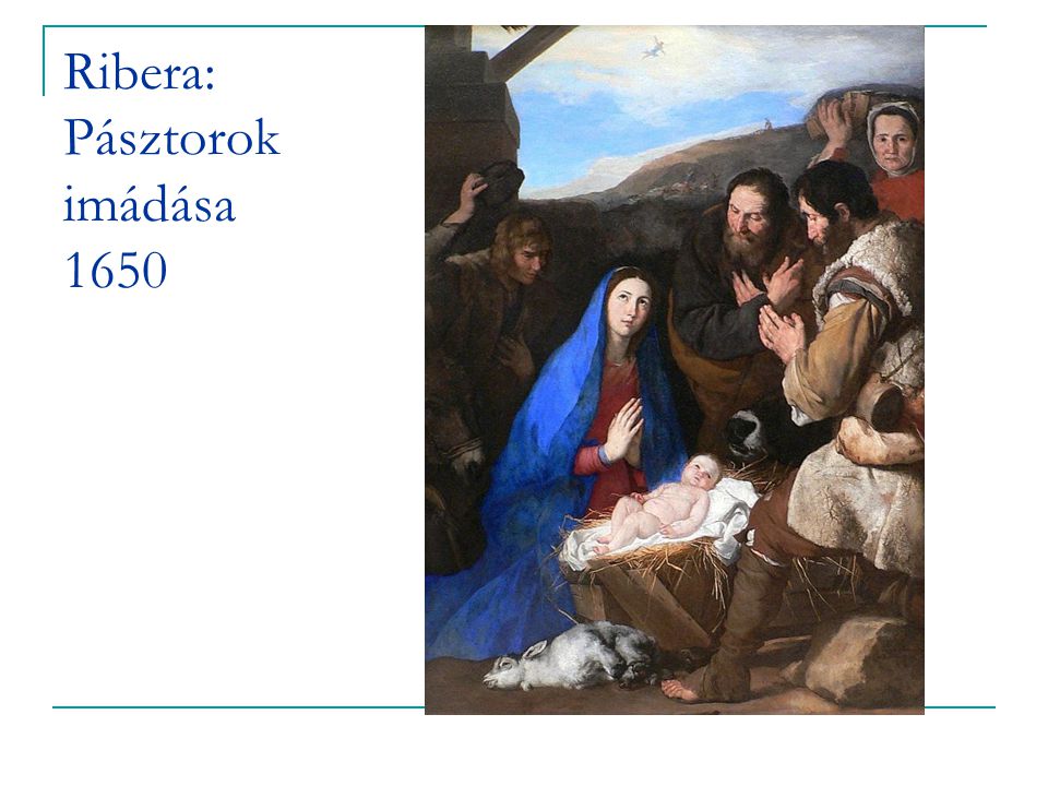 Ribera: Pásztorok imádása 1650