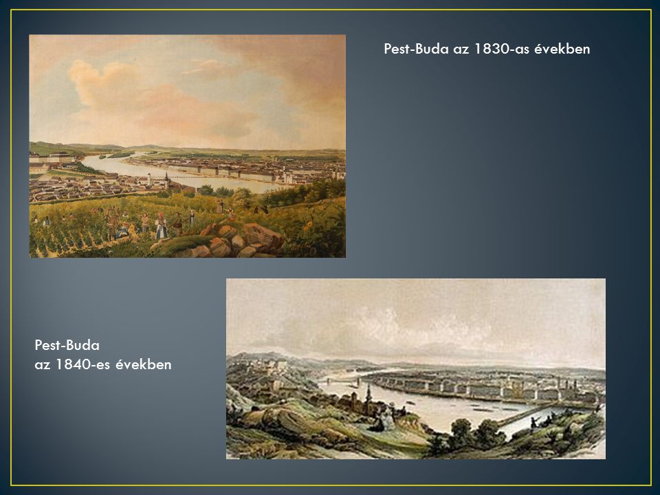 Pest-Buda az 1830-as években