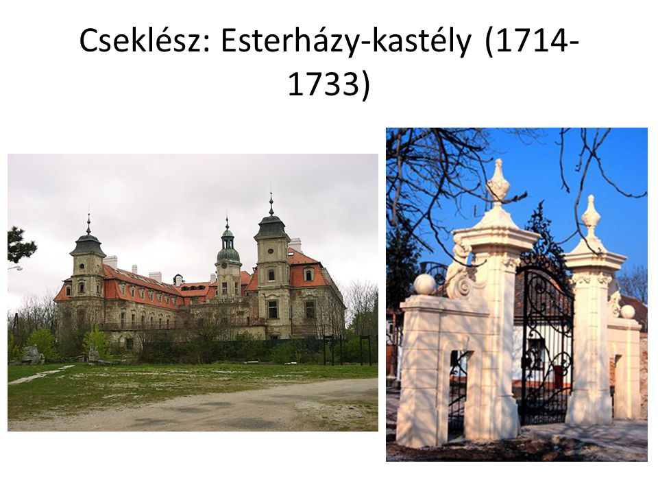 Cseklész: Esterházy-kastély ( )