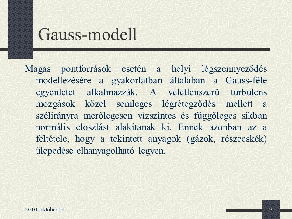 Gauss-modell