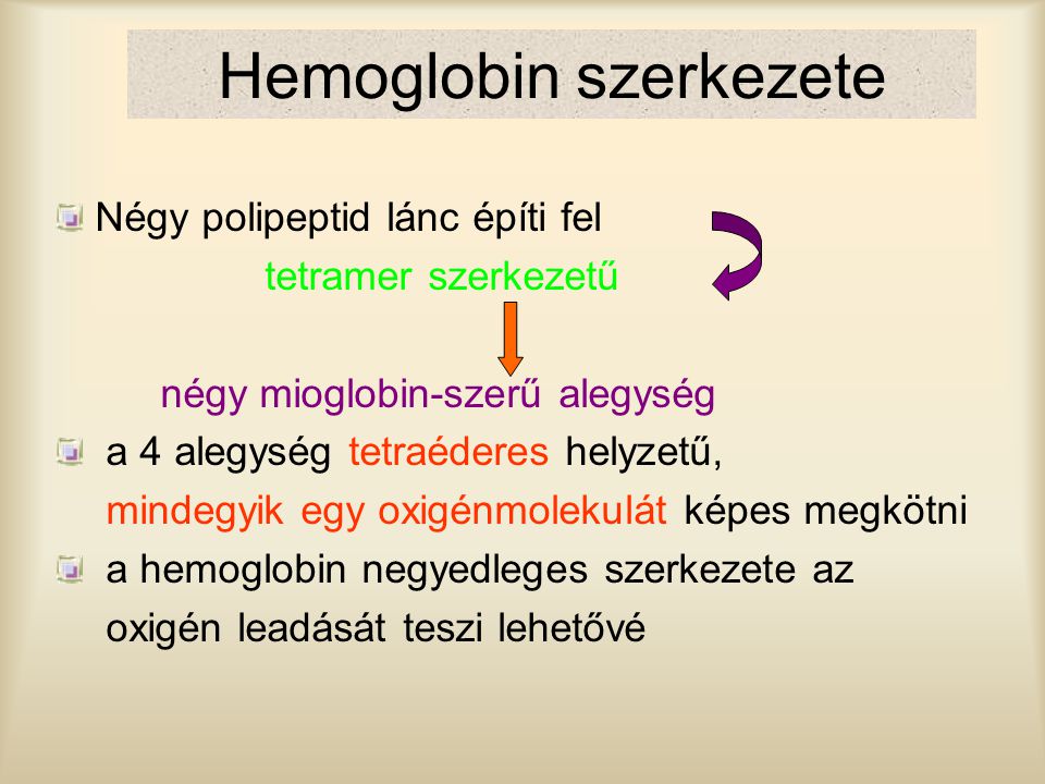 Hemoglobin szerkezete