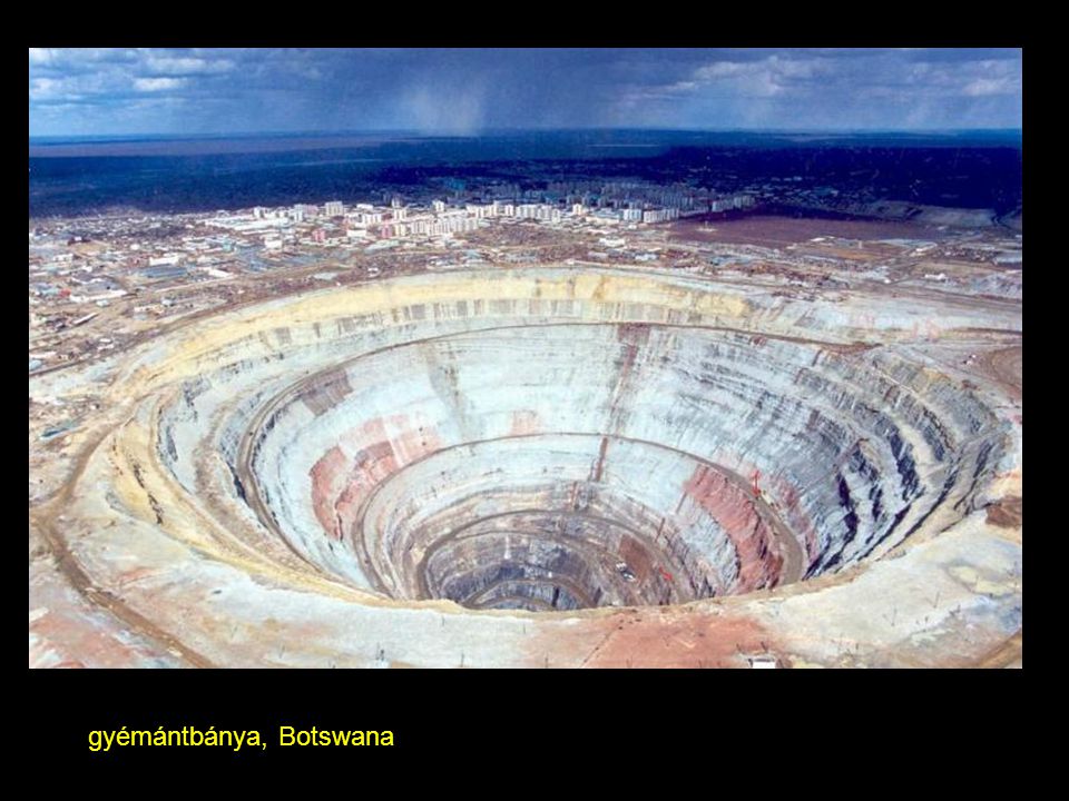 gyémántbánya, Botswana