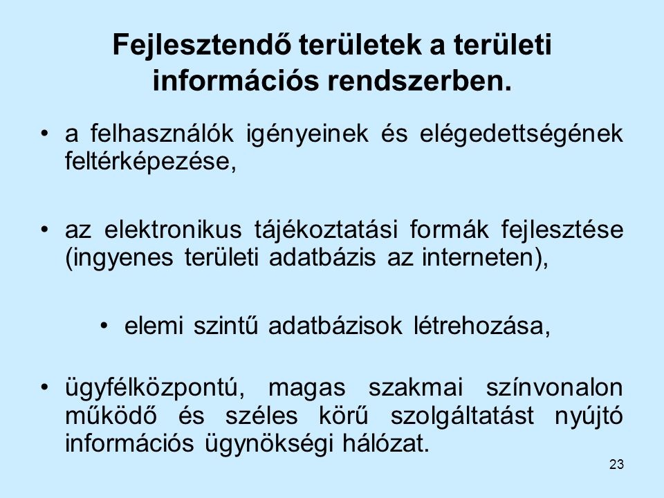 A Területi Információs Rendszerben - Ppt Letölteni