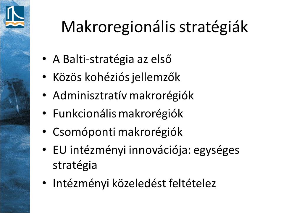 Makroregionális stratégiák