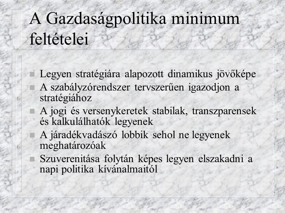 A Gazdaságpolitika Alapjai Ppt Letölteni