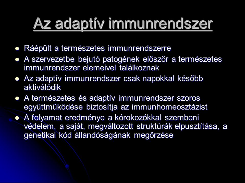 Az adaptív immunrendszer