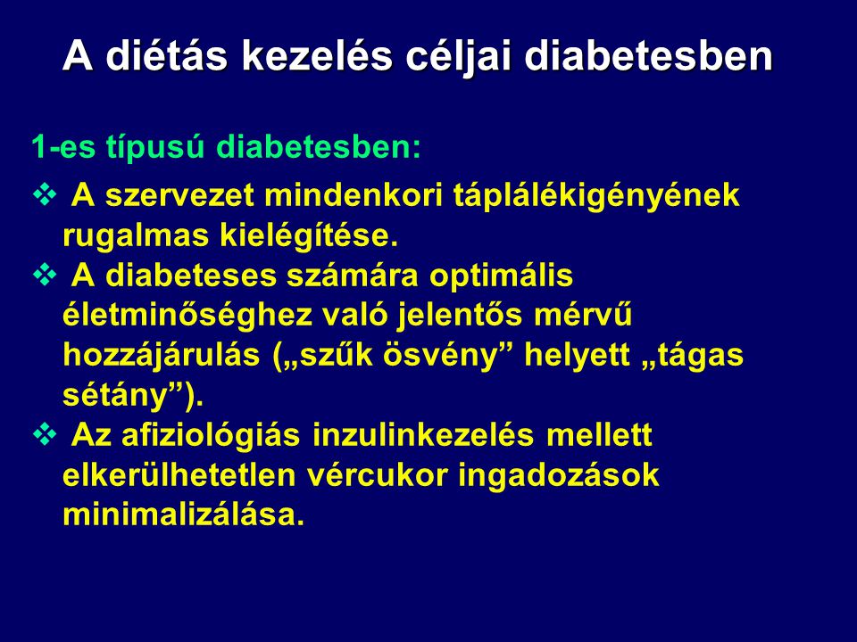 A diabétesz gyógyszeres kezelése