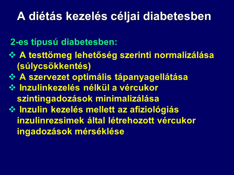 diéta-kezelés diabetes