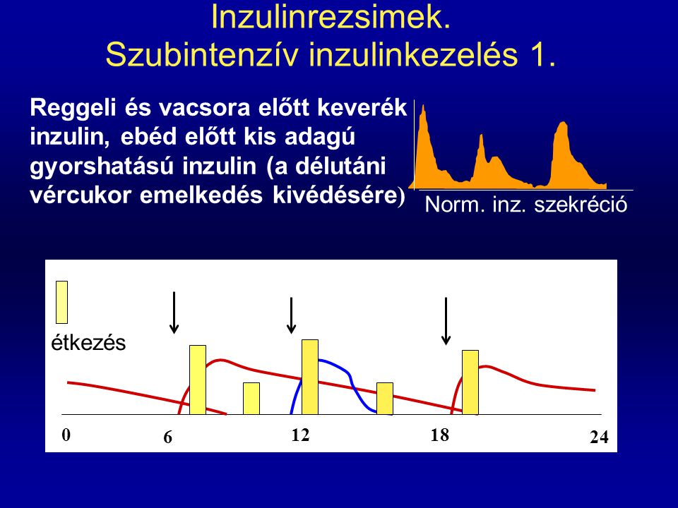 Inzulinrezsimek. Szubintenzív inzulinkezelés 1.