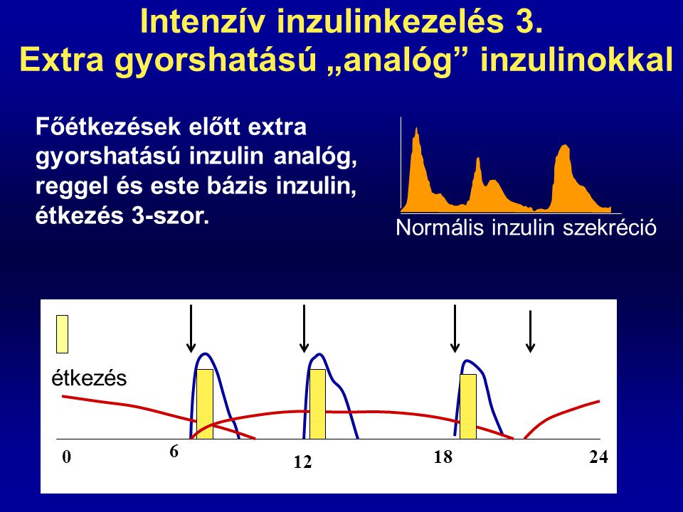 Intenzív inzulinkezelés 3. Extra gyorshatású „analóg inzulinokkal