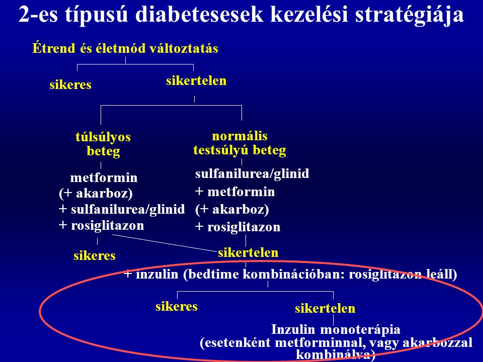 2-es típusú diabetesesek kezelési stratégiája