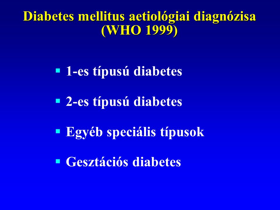 2 es típusú diabetes mellitus