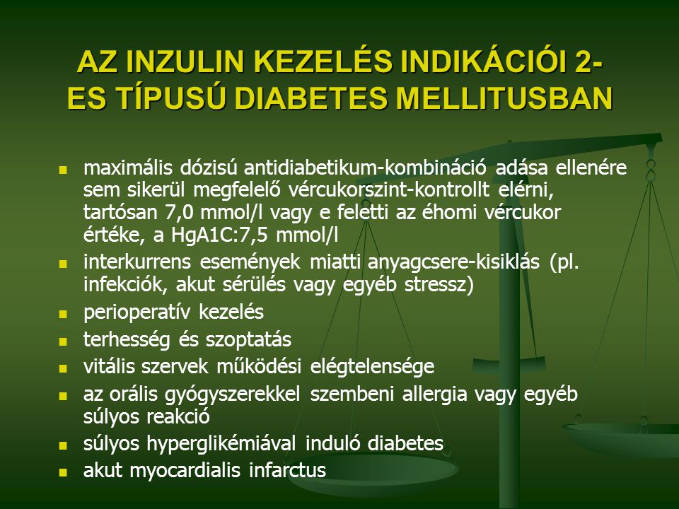 az inzulin kezelés 2. típusú diabetes mellitus)