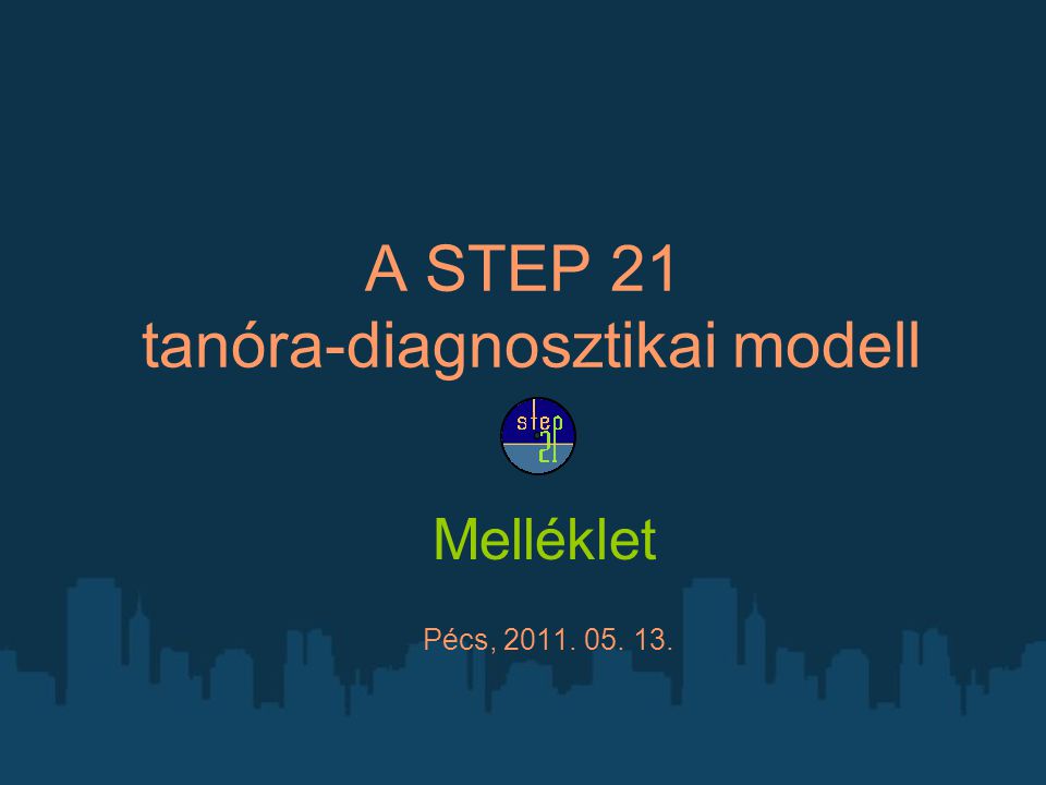 A STEP 21 tanóra-diagnosztikai modell
