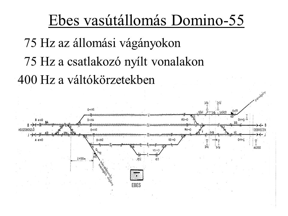 Ebes vasútállomás Domino-55